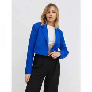 Пиджак , размер 44, синий BrandStoff. Цвет: серый