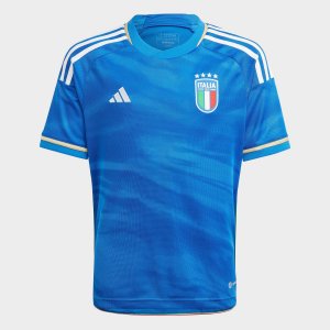 Детская домашняя футбольная майка Italy 23, синий Adidas