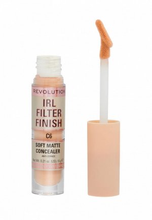 Консилер Revolution IRL Filter Finish Concealer C6, 6 г. Цвет: бежевый