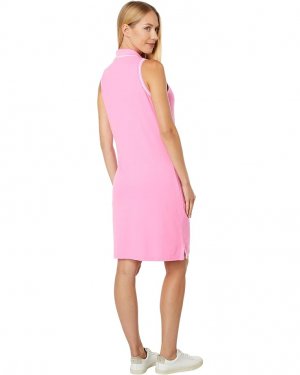 Платье U.S. POLO ASSN. Sleeveless Split-Neck Dress, цвет New Pink