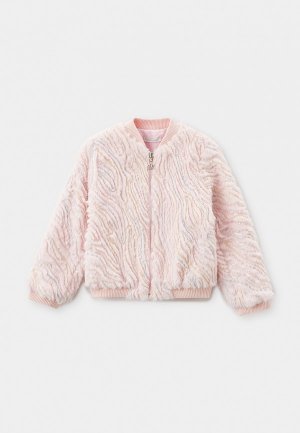 Куртка меховая Choupette. Цвет: розовый