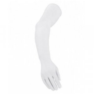 Белые перчатки, длина - 50 см (5164) 20 RUBIE'S. Цвет: белый