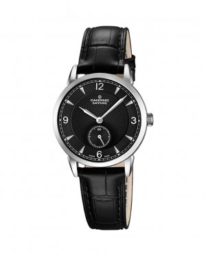 C4593/4 Пара черные кожаные женские часы , черный Candino
