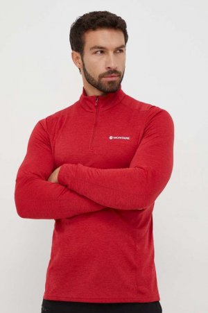 Функциональная рубашка с длинными рукавами и застежкой-молнией Dart. , красный Montane