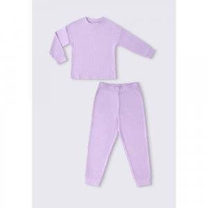 Пижама , размер 128-64-57, фиолетовый Oldos. Цвет: фиолетовый/сиреневый
