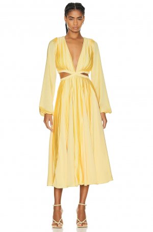 Платье миди Bree, желтый Rococo Sand