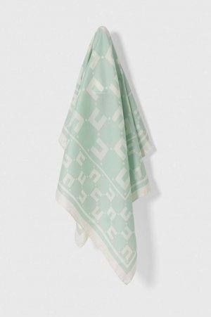Шелковая шаль , зеленый Elisabetta Franchi