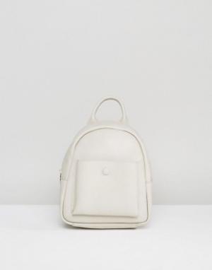 Миниатюрный рюкзак с карманом Glamorоus Glamorous. Цвет: серый