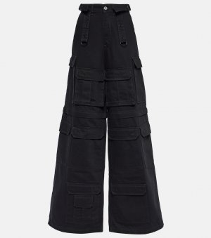 Хлопковые брюки-карго, черный Vetements