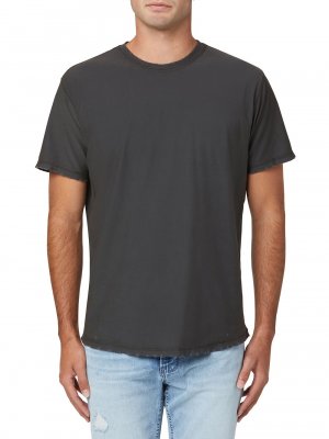 Удлиненная футболка Anderson с перевернутым принтом , черный Hudson Jeans