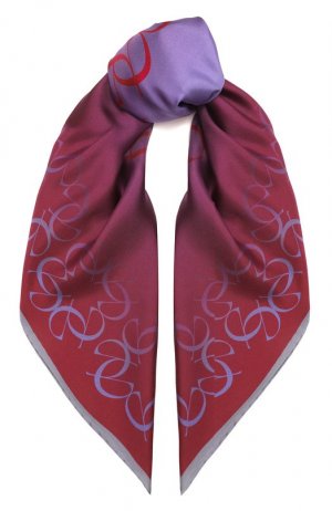 Шелковый платок Elie Saab. Цвет: розовый