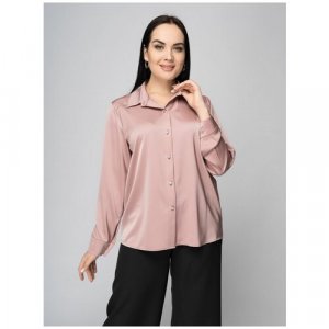 Блуза , размер 54, розовый DiSORELLE. Цвет: розовый