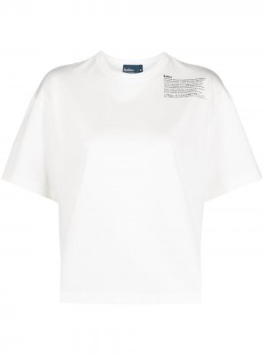 Cotton construction-print T-shirt Kolor. Цвет: белый