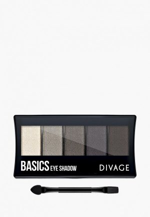 Палетка для глаз Divage Palettes Eye Shadow Basics, 18 г. Цвет: разноцветный