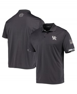 Мужская темно-серая рубашка-поло с цифровым камуфляжем и в стиле милитари OHT Kentucky Wildcats Colosseum