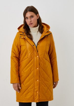 Куртка утепленная Karmel Style. Цвет: желтый