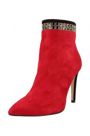 Ankle boots EL Dantes. Цвет: red