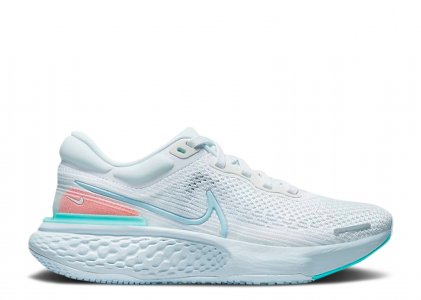 Кроссовки Wmns Zoomx Invincible Run Flyknit 'White Dynamic Turquoise', белый Nike