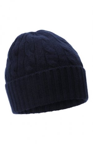 Шерстяная шапка Polo Ralph Lauren. Цвет: синий
