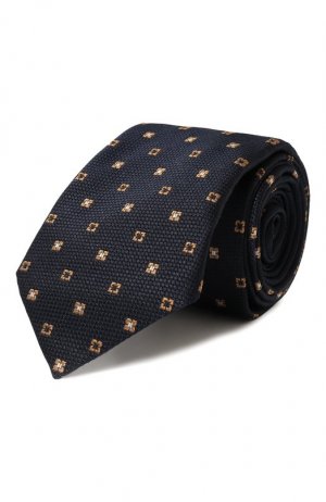 Шелковый галстук Brunello Cucinelli. Цвет: синий
