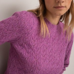 Пуловер LaRedoute. Цвет: фиолетовый