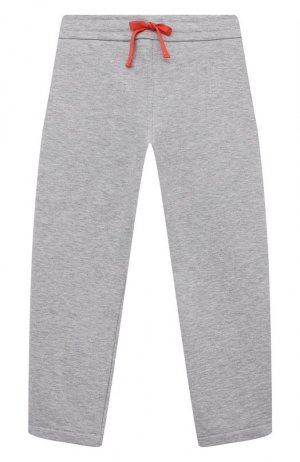 Хлопковые брюки Loro Piana. Цвет: серый
