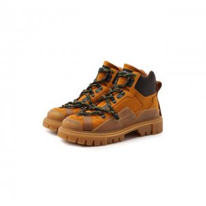 Кожаные ботинки Hi Trekking Dolce & Gabbana. Цвет: коричневый