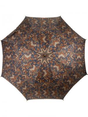 Зонт с геометрическим принтом Missoni Vintage. Цвет: none