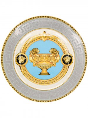 Тарелка Prestige Gala 2 18 см Versace. Цвет: серый