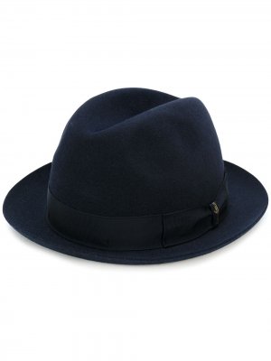 Фетровая шляпа Borsalino. Цвет: синий
