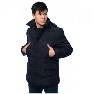 Зимняя куртка мужская CLASNA 208 размер 54, черный. Цвет: черный