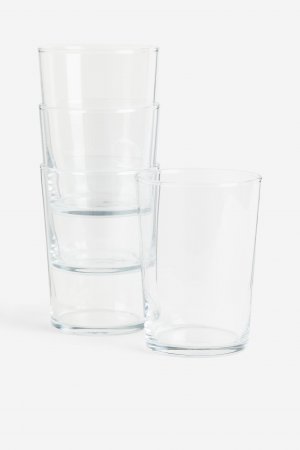 Стеклянные стаканы, 4 упаковки H&M