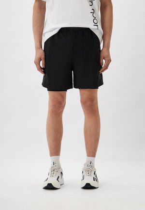 Шорты спортивные Calvin Klein Performance WO - 2IN1 SHORT 5 INS (9INNER). Цвет: черный