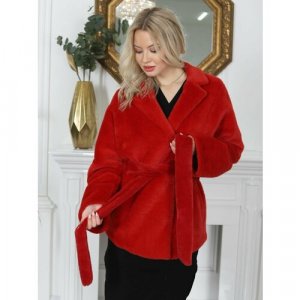 Пальто , размер 44, красный Louren Wilton. Цвет: красный