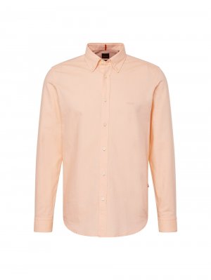 Рубашка на пуговицах стандартного кроя Rickert, пастельно-оранжевый BOSS Orange