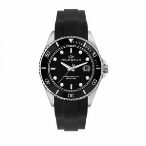 Наручные часы R8251597004, серебряный, черный PHILIP WATCH. Цвет: серебристый
