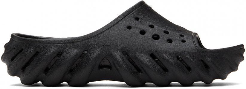 Черные шлепанцы Echo Crocs