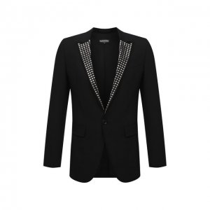 Шерстяной пиджак Dsquared2. Цвет: чёрный