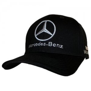 Бейсболка бини Мерседес Кепка Mersedes, размер 55-58, черный Mercedes-Benz. Цвет: синий