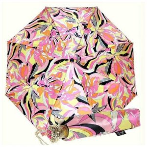 Зонт складной Pasotti 5G248-1 Oro Fuxia (Зонты) ( Италия). Цвет: розовый/золотистый