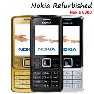 Восстановленный сотовый телефон на базе Android 6300, 860 мАч, 2,0 дюйма Nokia