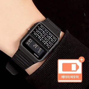 Мужские электронные наручные часы Calculator с банком данных Casio