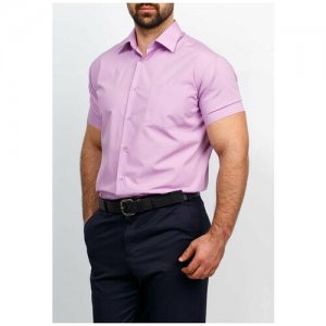 Рубашка , размер 174-184/39, фиолетовый GREG. Цвет: сиреневый/фиолетовый