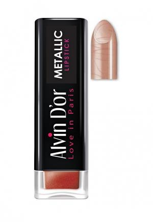 Помада Alvin Dor D'or Metallic Lipstick Тон 08. Цвет: бежевый
