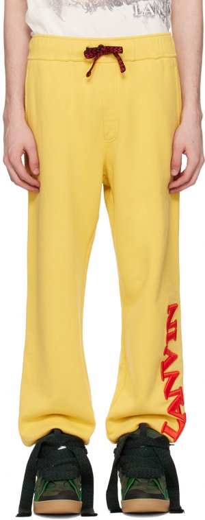 Желтые спортивные штаны Future Edition Lanvin