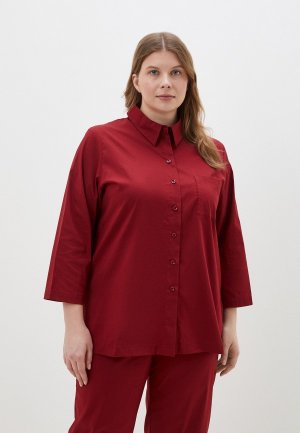 Рубашка Svesta. Цвет: бордовый