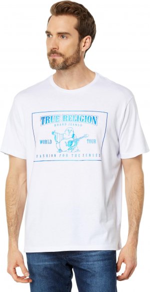 Свободная футболка SRS с короткими рукавами , цвет Optic White True Religion