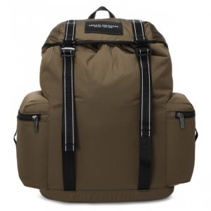 Дорожные и спортивные сумки Armani Exchange. Цвет: коричнево-зеленый