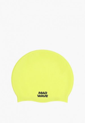 Шапочка для плавания MadWave Light BIG. Цвет: зеленый