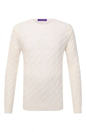 Кашемировый свитер Ralph Lauren. Цвет: белый